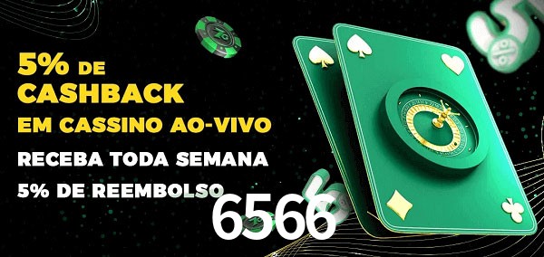 Promoções do cassino ao Vivo 6566